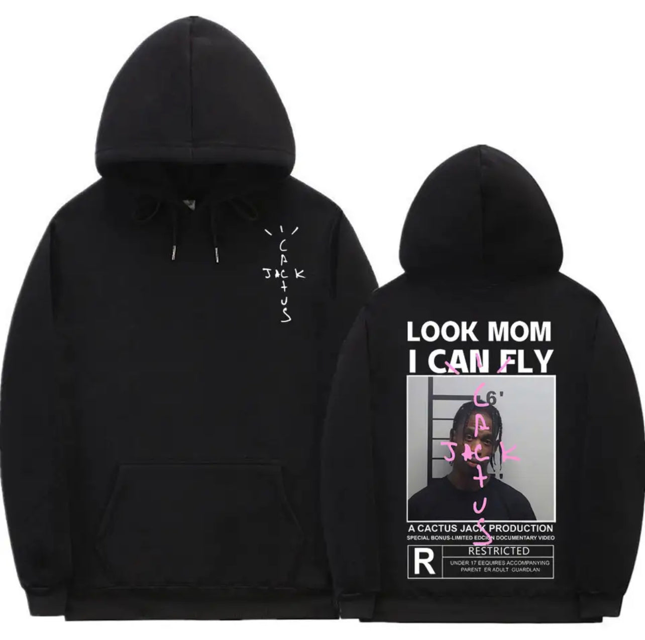 Travis Scott Look Mom I Can Fly Hoodie – Hussle Essentials